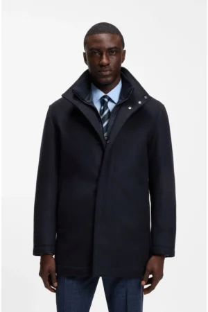 CASACO FORMAL DE TECIDO ITALIANO - Azul