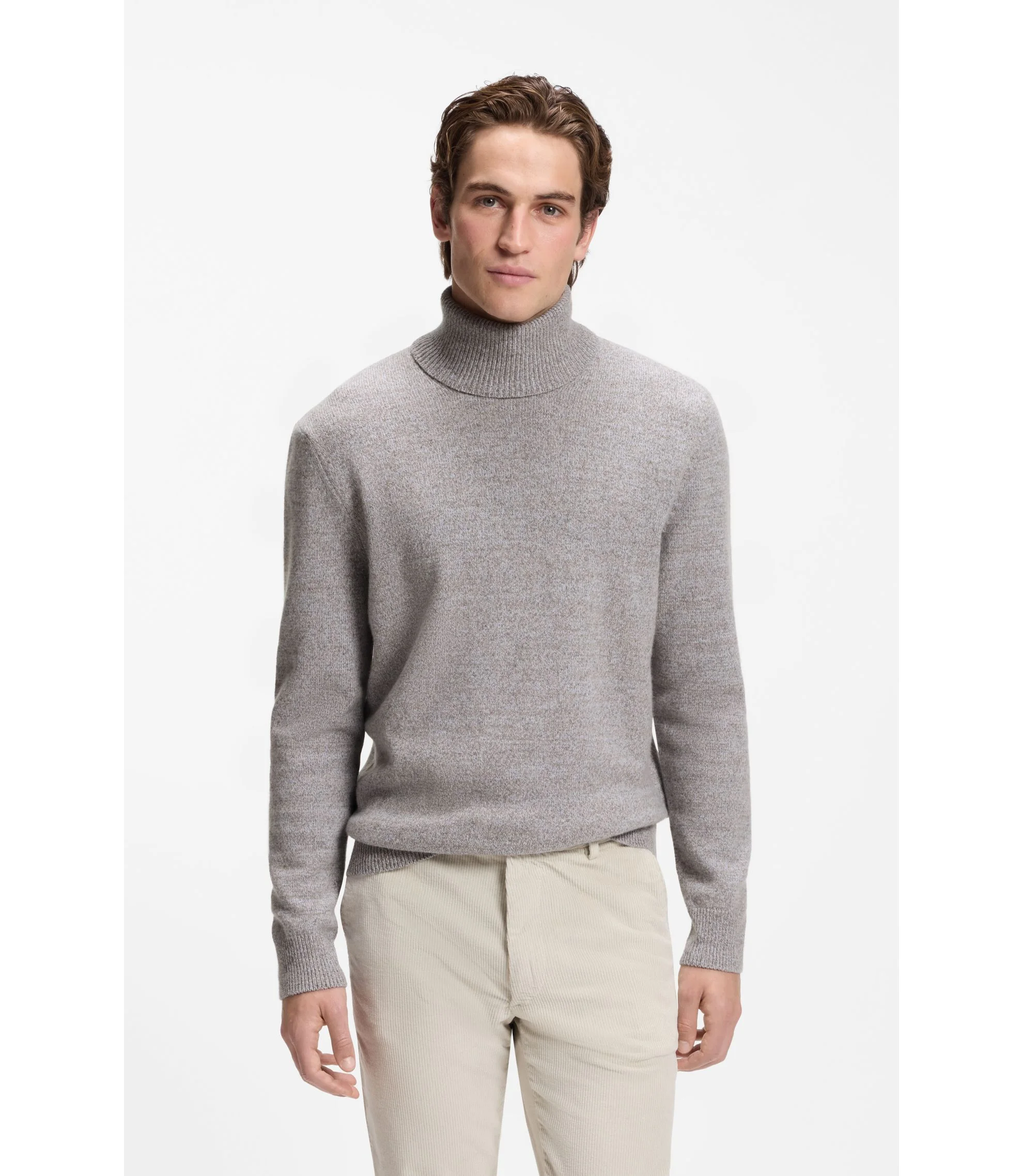 CAMISOLA DE GOLA ALTA MESCLÃ