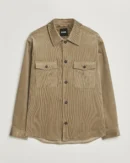 SOBRECAMISA RELAXED FIT EM BOMBAZINE - Beje