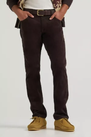CALÇA EM BOMBAZINE GREENSBORO - Chocolate - Castanho