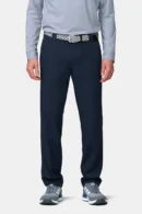 CALÇA CHINO EM TECIDO TÉCNICO - Azul Escuro