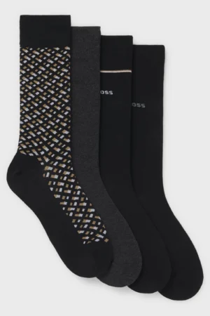 CAIXA DE 4 MEIAS PACK GIFT BOX - Preto