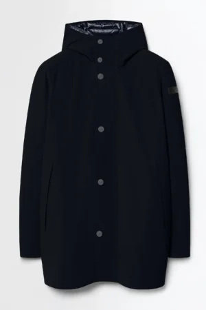 PARKA COM GORRO "SURFLEX" - Preto